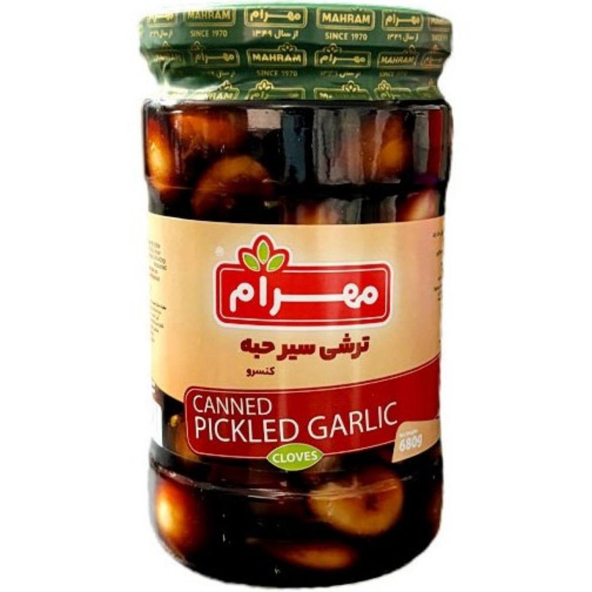 ترشی سیر حبه مهرام 680 گرمی