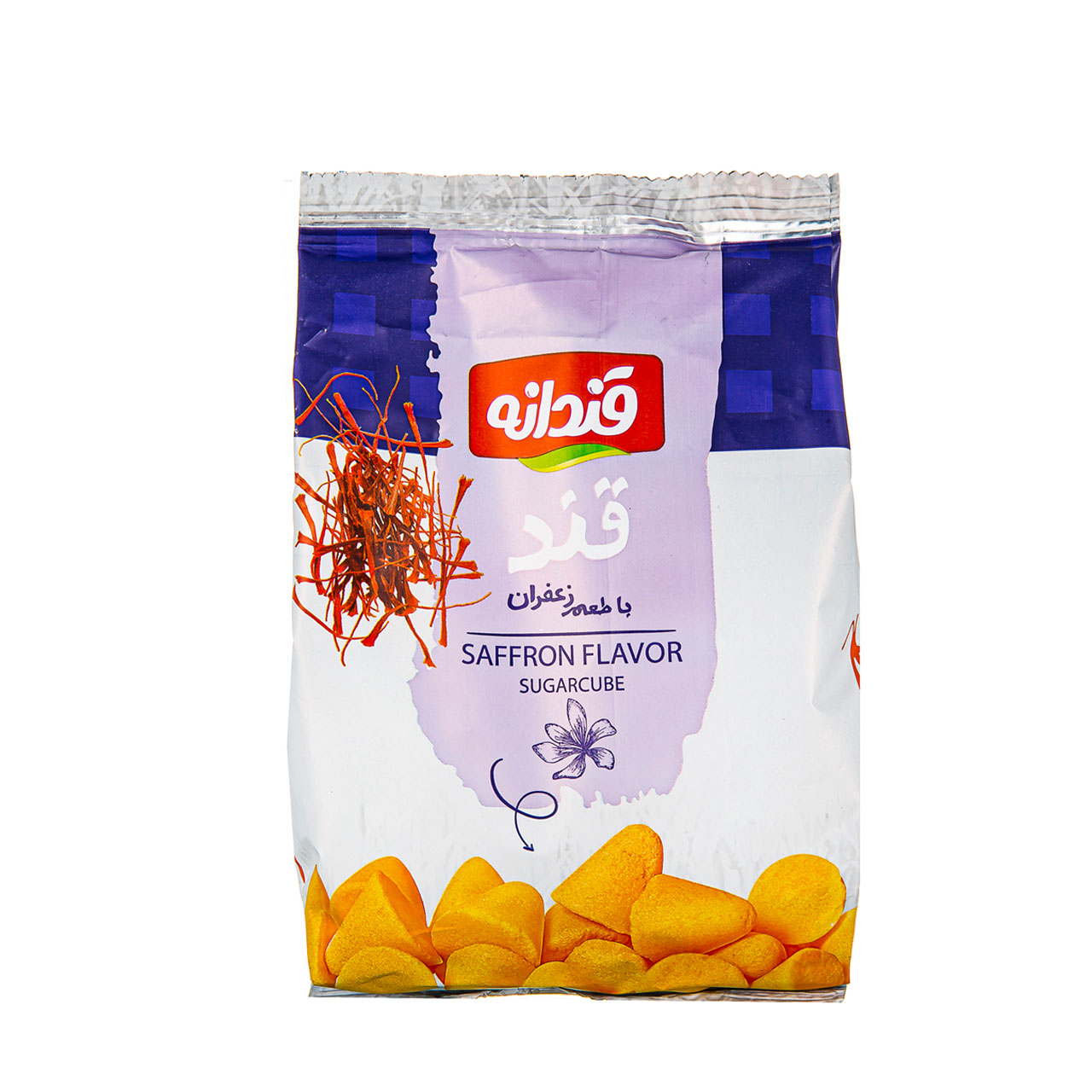 قند با طعم زعفران قندانه 230 گرمی