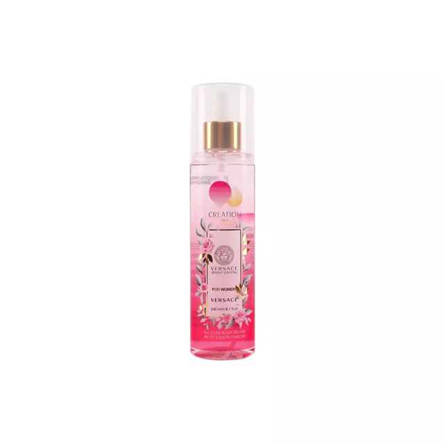 بادی اسپلش زنانه VERSACE BRIGHT CRYSTAL کریشن ایریس CREATION IRIS حجم 240 میلی لیتری