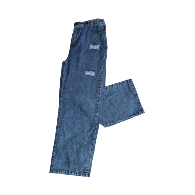 شلوار جین کمر کش مدل بگ