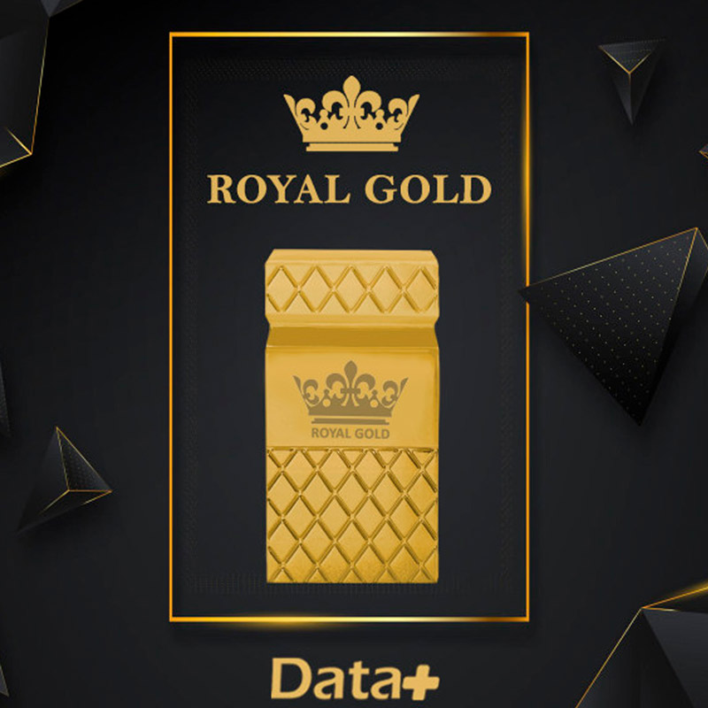 فلش مموری دیتا پلاس مدل Royal gold ظرفیت 32 گیگابایت