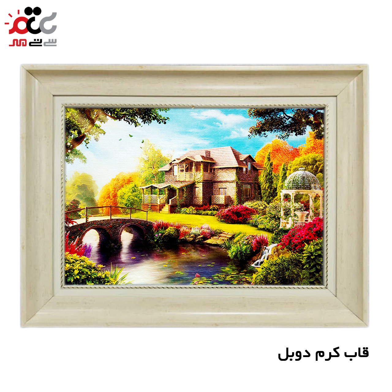تابلو فرش چاپی طرح منظره کد 10030 سایز 50×35 سانتی متری