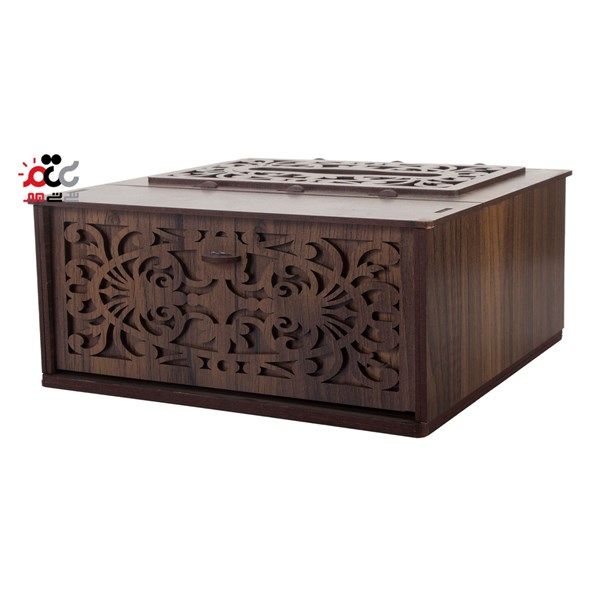 باکس چوبی چای و جادستمال