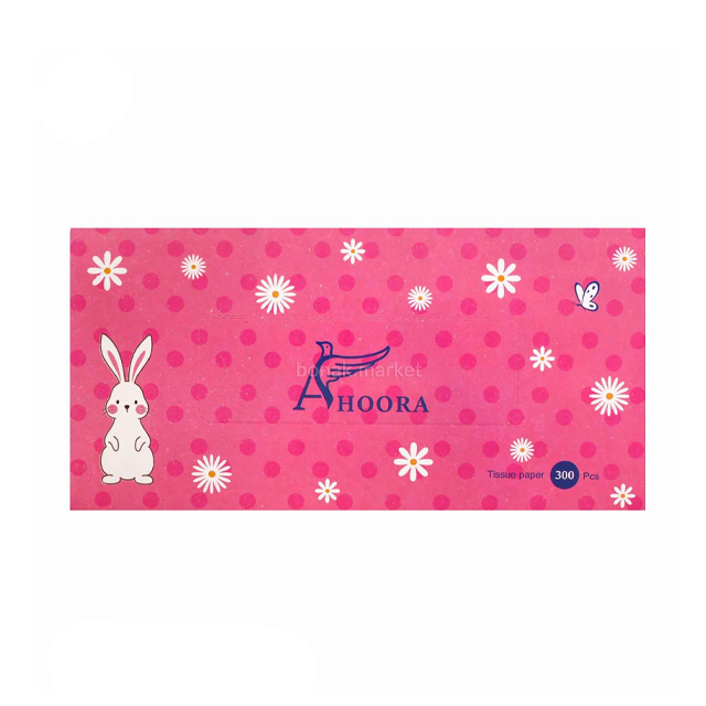 دستمال کاغذی جعبه ای اهورا 300 برگی