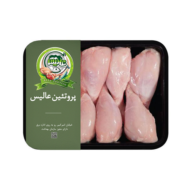 ساق ران بدون پوست مرغ شمال رتبه A مقدار 500 گرمی