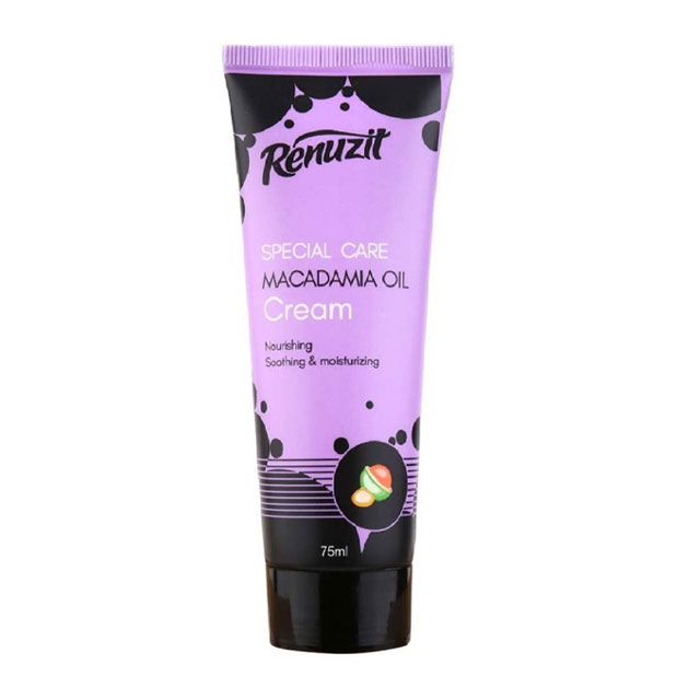 کرم مرطوب کننده  پوست خشک رینوزیت حاوی روغن ماکادمیا 75 میلی لیتری