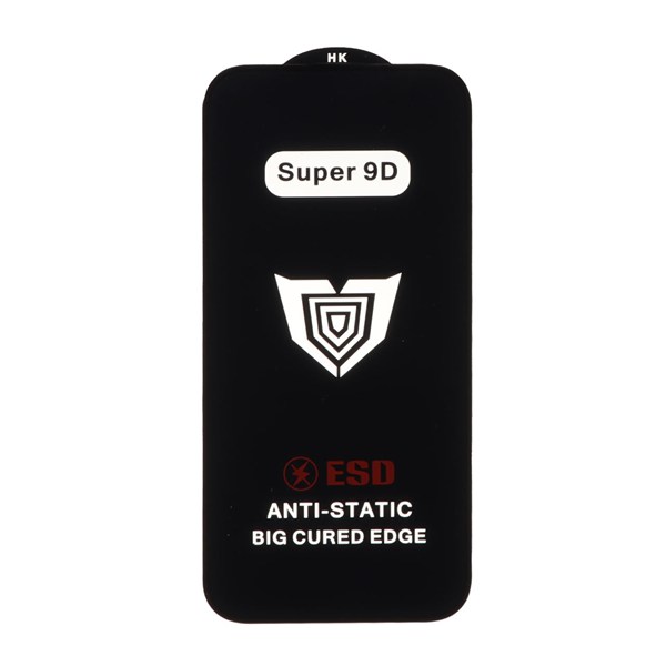 محافظ صفحه نمایش شیشه ای Full Cover ESD Anti Static - Super 9D مدل Apple iPhone 16 Pro Max (بدون پک)
