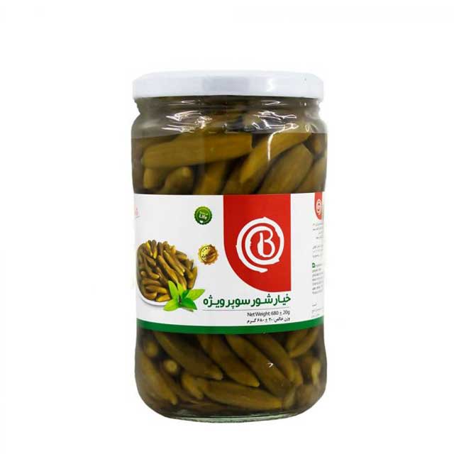 خیارشور سوپر ویژه بیژن 680 گرمی