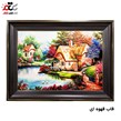 تابلو فرش چاپی طرح منظره کد 10129 سایز 100×70 سانتی متری