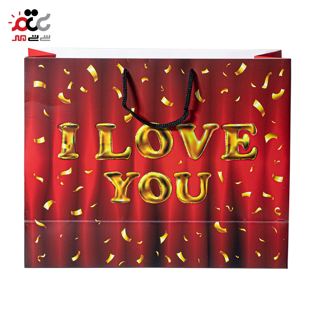 ساک دستی گلاسه طرح عاشقانه