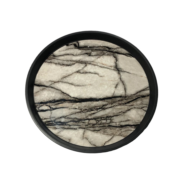 سینی رایکا مدل گرد طرح سنگ