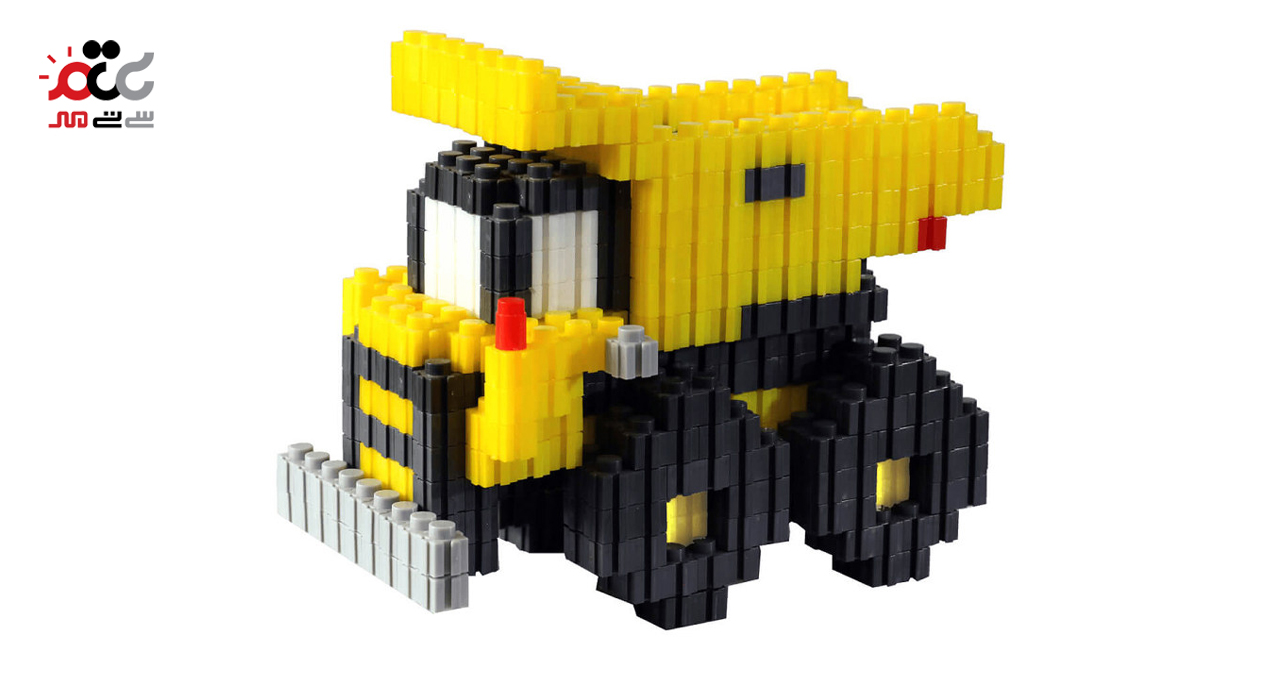 ساختنی پویا مدل ماشین آلات راه‌سازی 550 قطعه ای