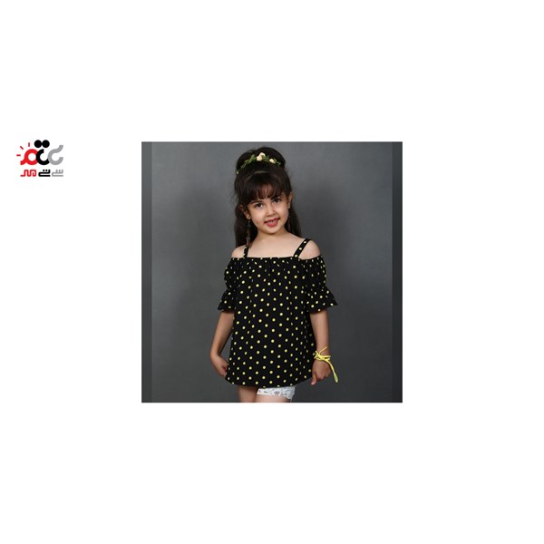شومیز دخترانه مدل توپی کد 617