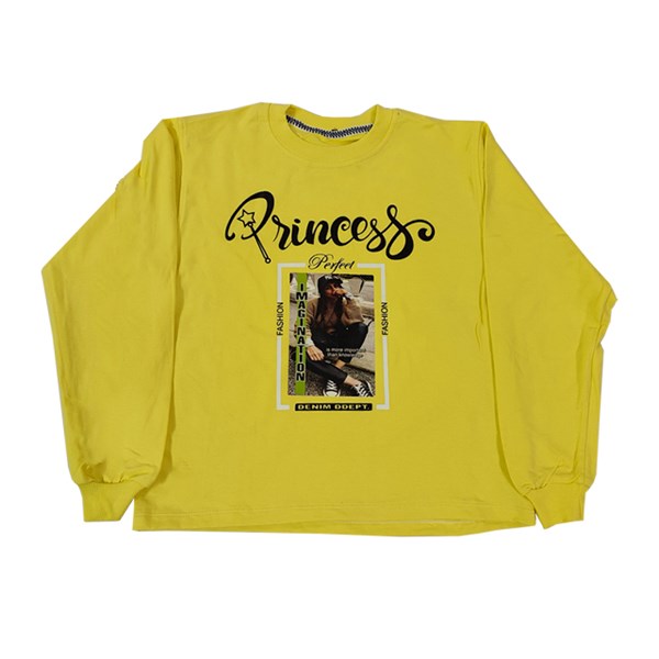 بلوز دخترانه طرح princess کد 32