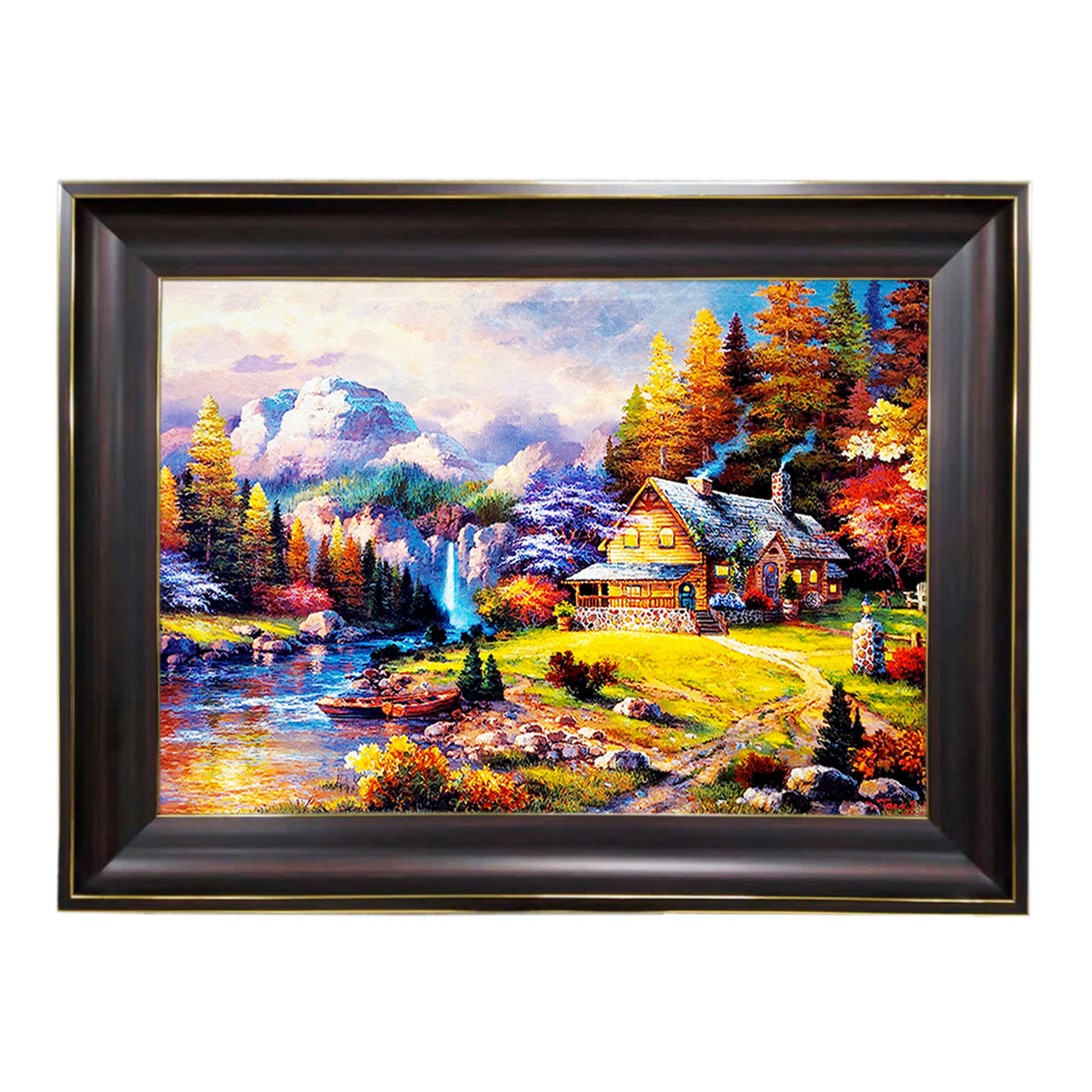 تابلو فرش چاپی طرح منظره کد 10133 سایز 60×40 سانتی متری