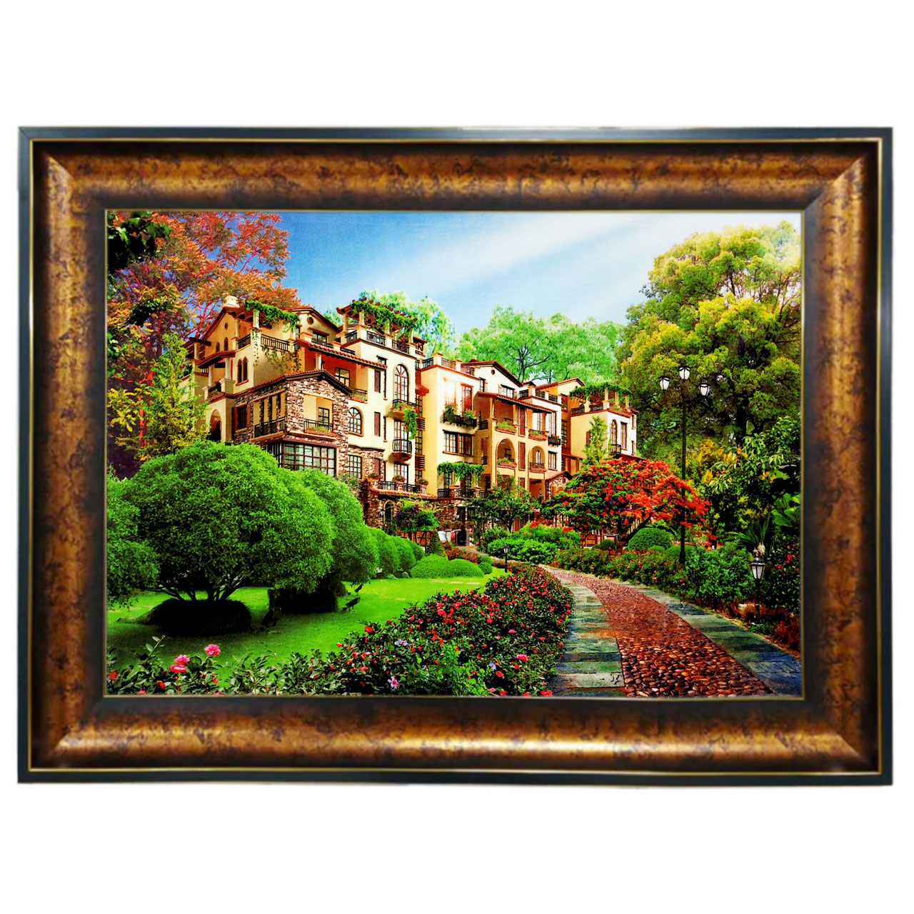 تابلو فرش با زیبا ترین قاب