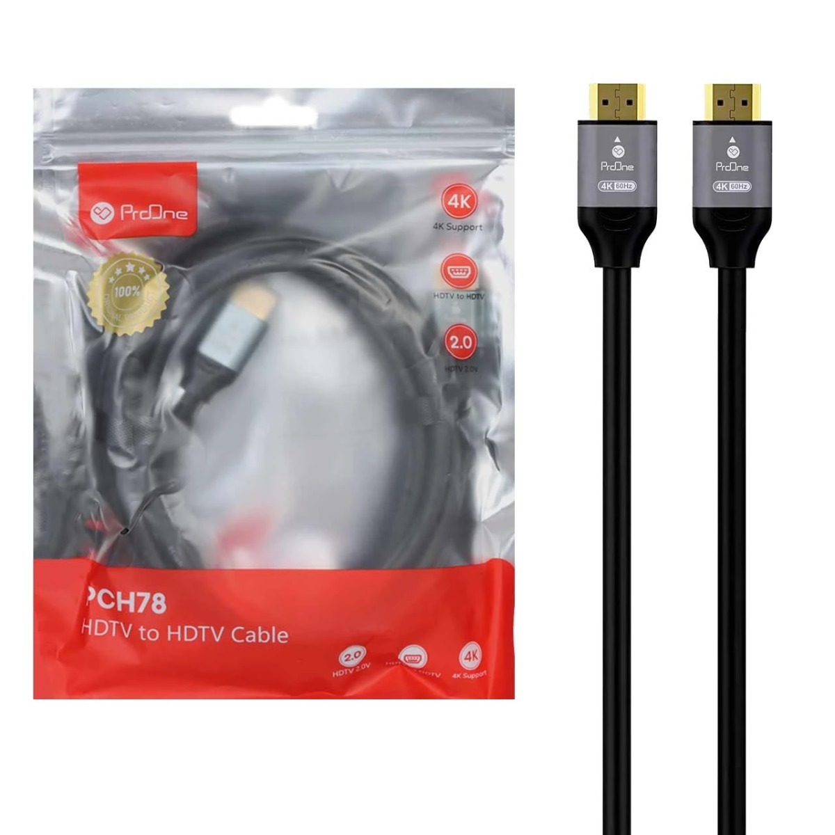 کابل 3 متری ProOne HDMI مدل PCH78 - مشکی