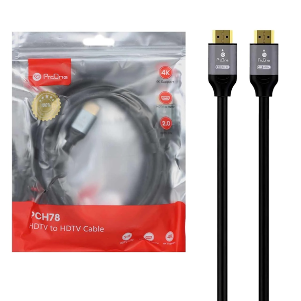 کابل 3 متری ProOne HDMI مدل PCH78 - مشکی