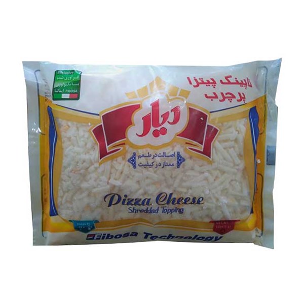 پنیر پیتزا رنده شده دیار 500 گرمی