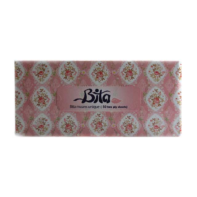 دستمال کاغذی بی تا 50 برگ دولا