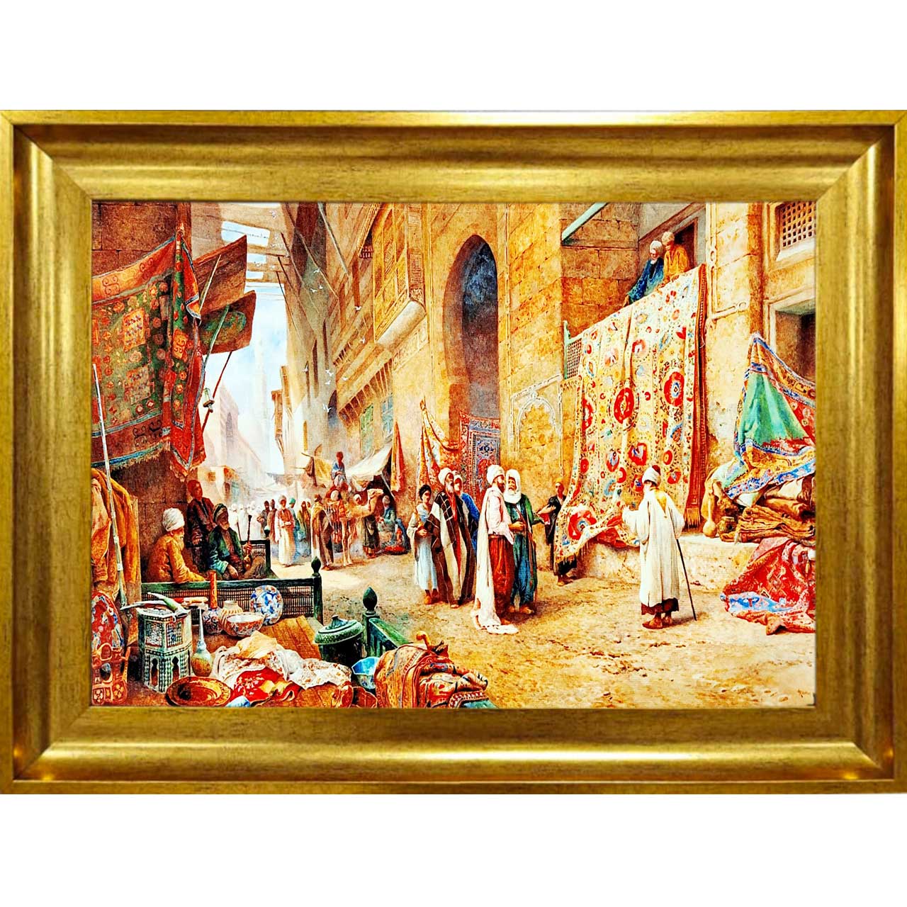 تابلو فرش با زیبا ترین قاب