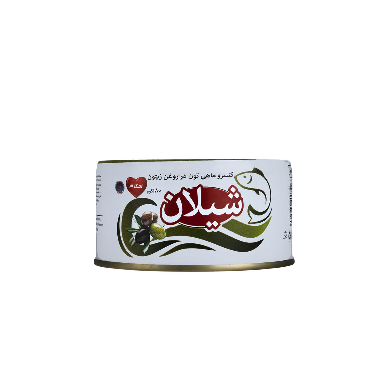 کنسرو تن ماهی در روغن زیتون شیلان 180 گرمی