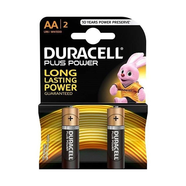 باتری قلمی دوراسل مدل Plus Power Duralock بسته 2 عددی