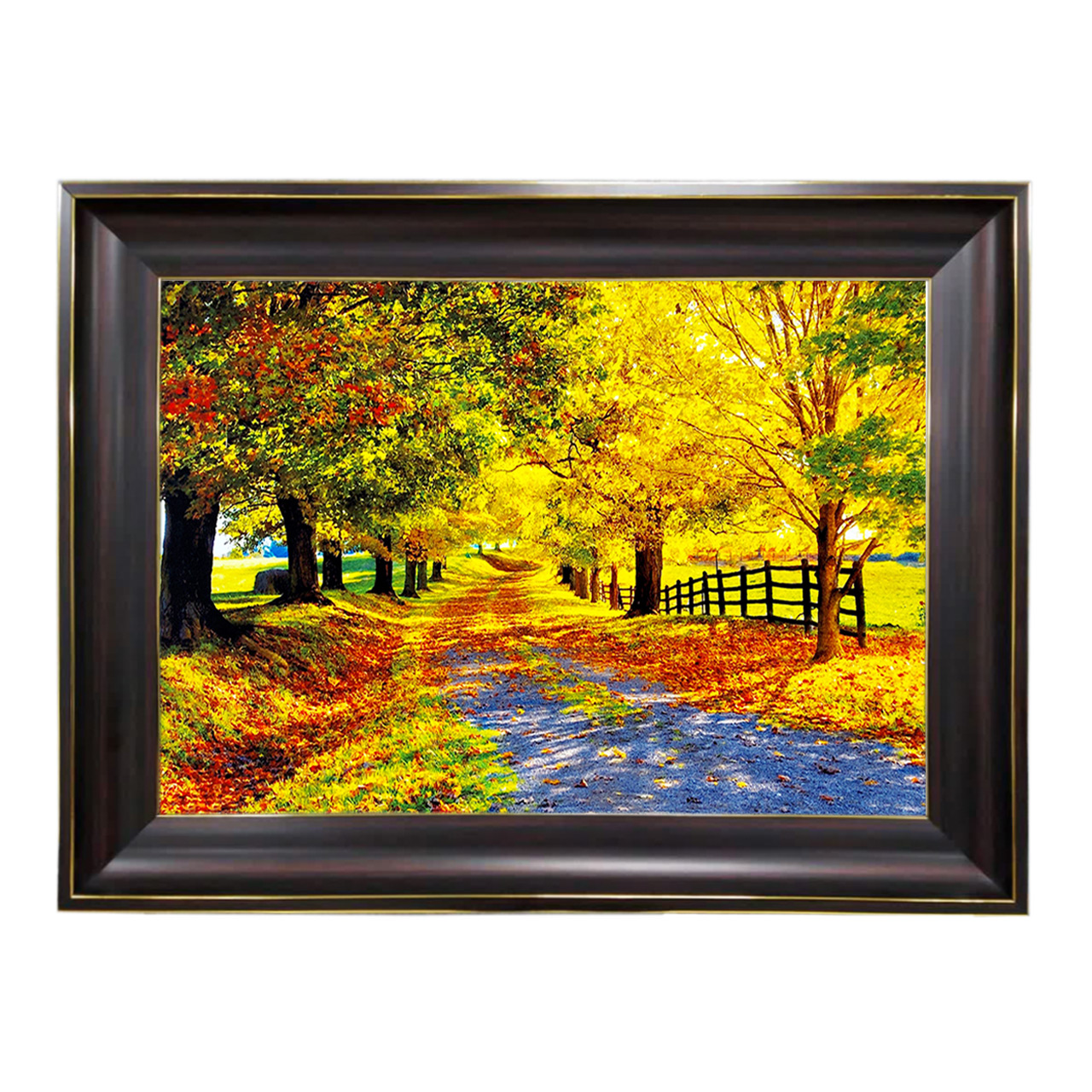 تابلو فرش چاپی طرح منظره کد 10210 سایز 60×40 سانتی متری