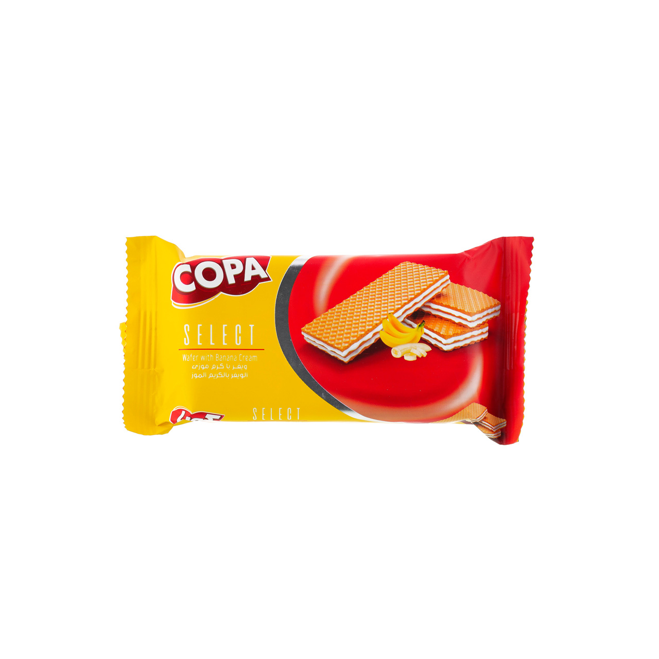 ویفر سلکت کوپا با کرم موزی 45 گرمی