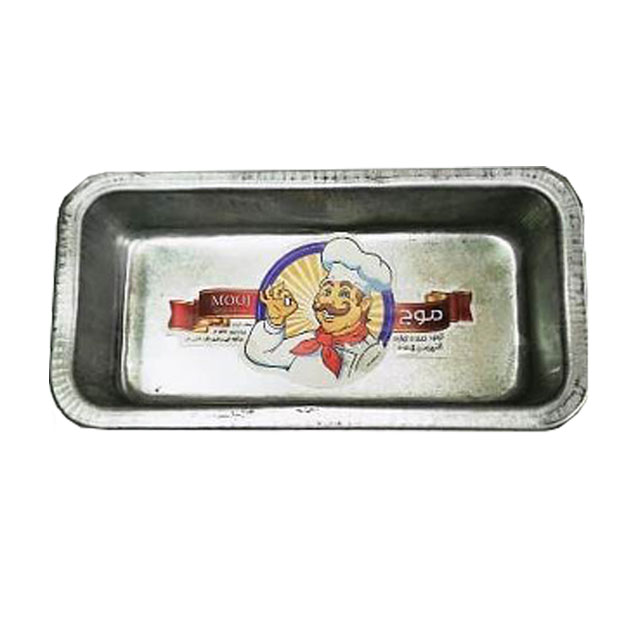 قالب کیک گالوانیزه موج طرح مستطیل سایز 12×37 سانتی متری