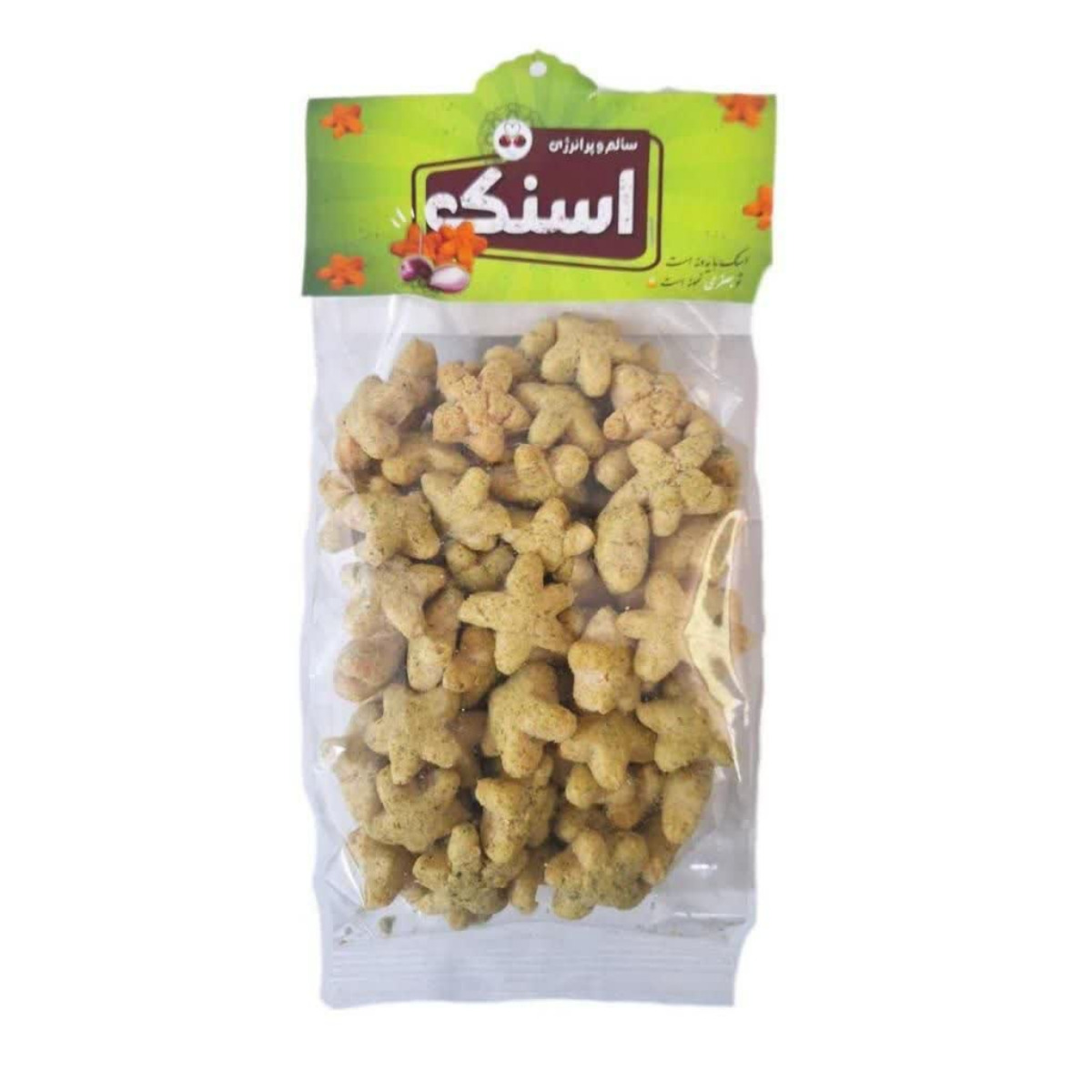 اسنک ستاره ای پیاز جعفری فله 100 گرمی