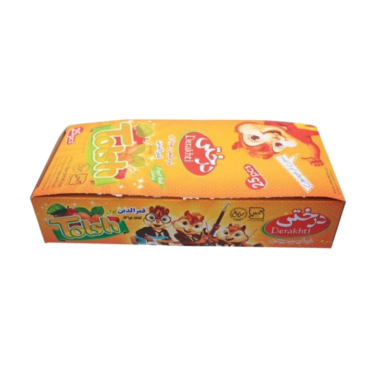 لواشک ورقه ای درختی 27 گرمی بسته 25 عددی