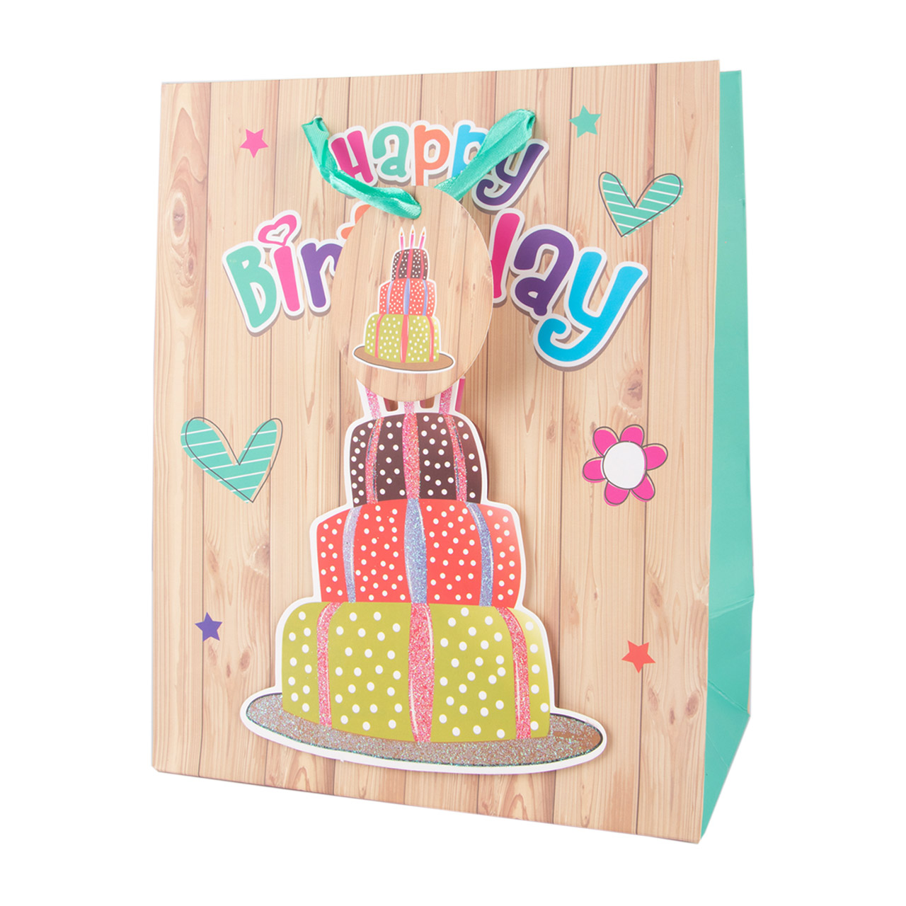 ساک هدیه اکلیلی جور سایز 18×23 سانتی متر