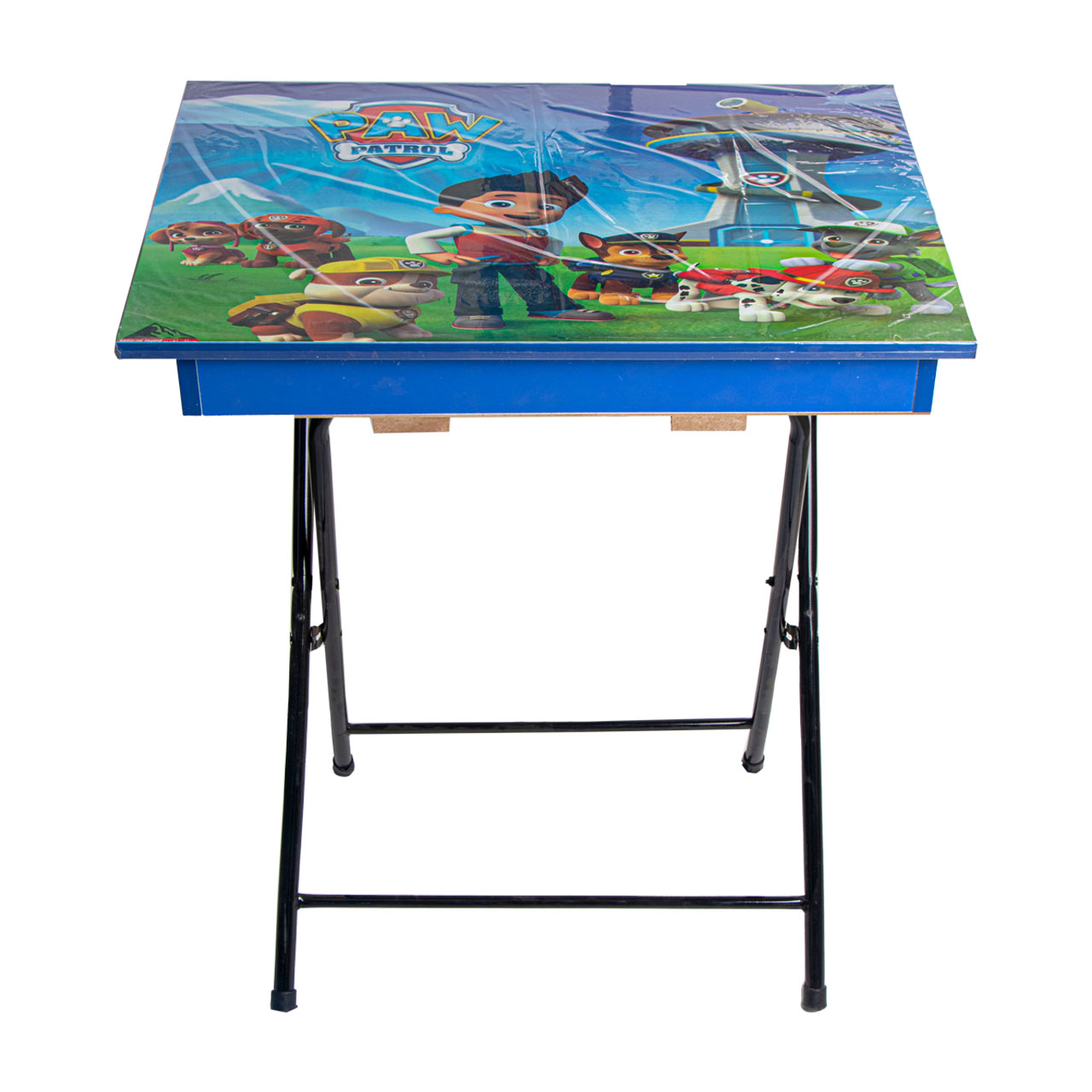 ست میز تحریر و صندلی مدل باکسدار تاشو طرح سگ نهگبان