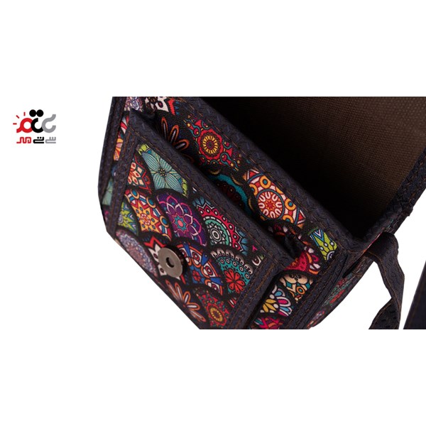 کیف دوشی پارچه ای مدل سگک دار مگنتی سایز کوچک
