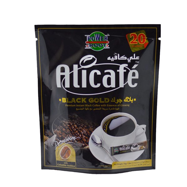 پودر قهوه علی کافه مدل Black Gold بسته 20 عددی
