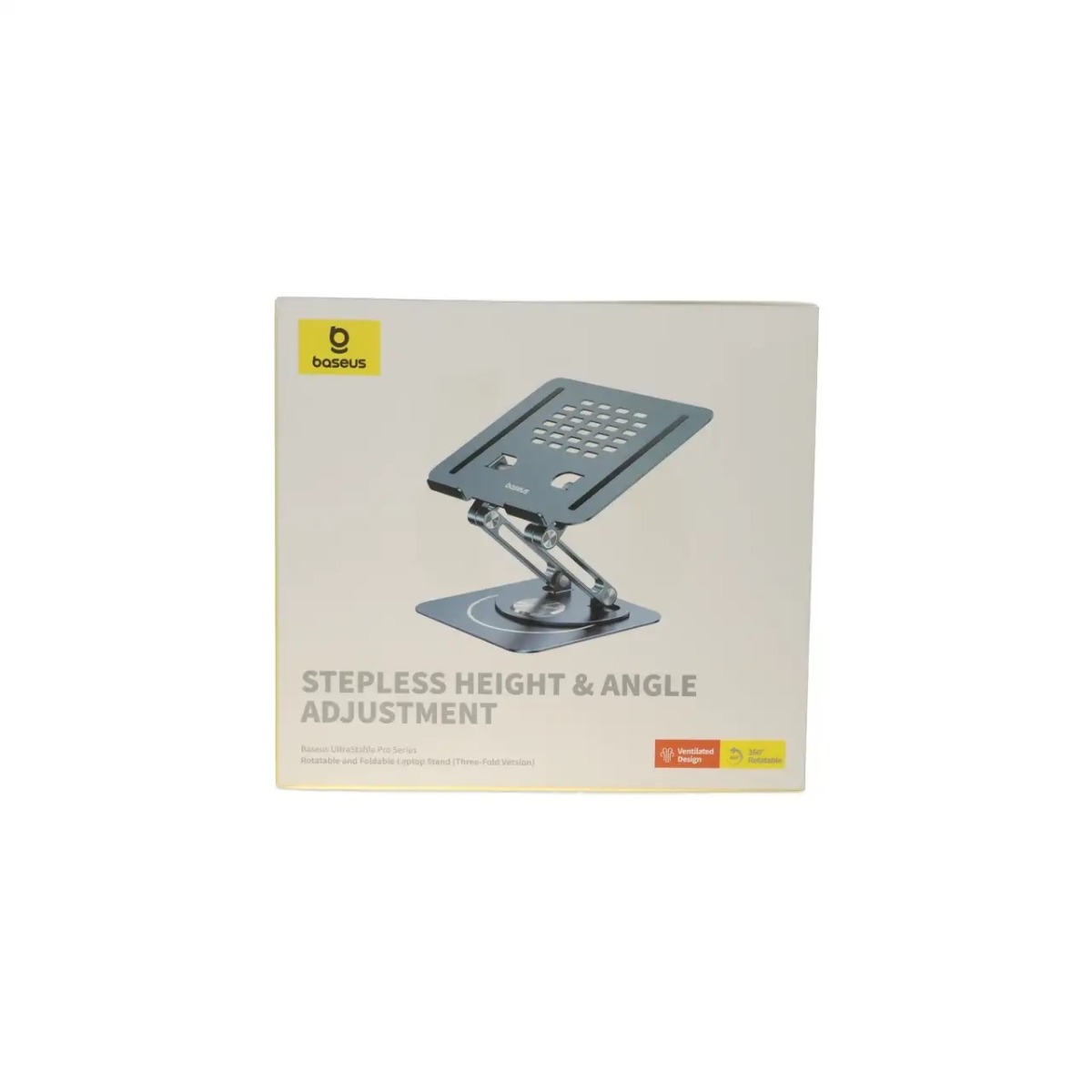 پایه نگهدارنده لپ تاپ Baseus مدل BS-HP017 - خاکستری (گارانتی آونگ)