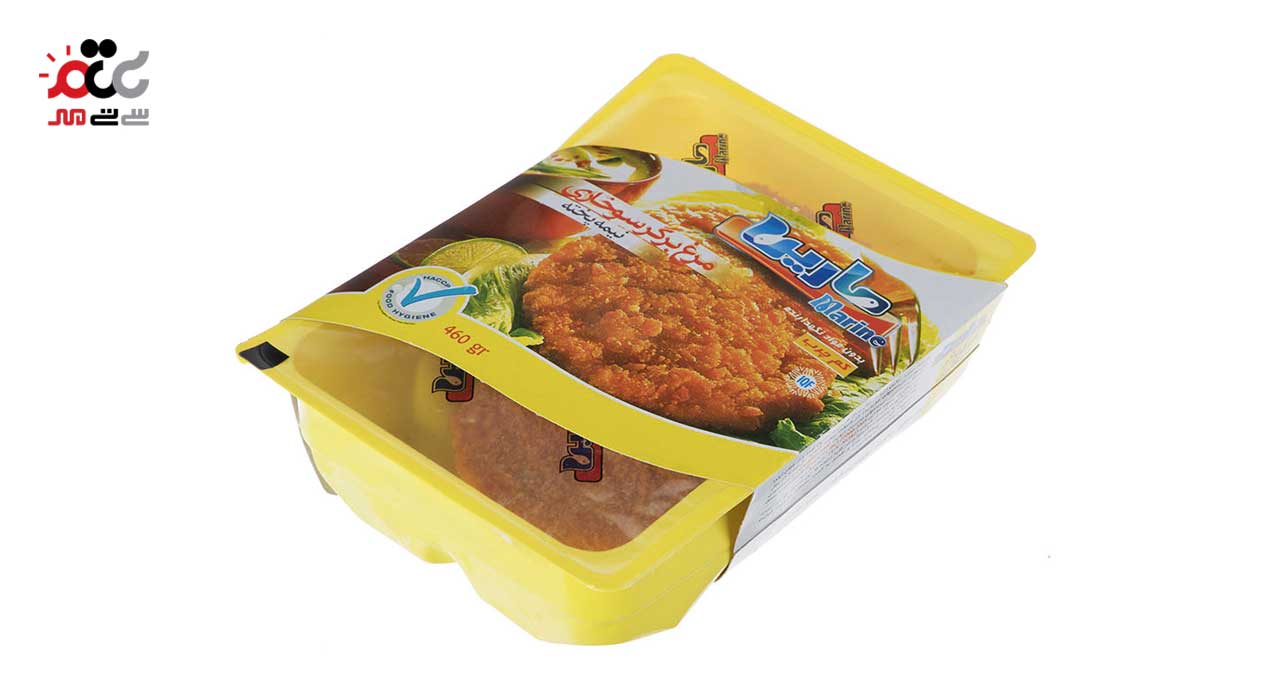 مرغ برگر سوخاری مارین 460 گرمی