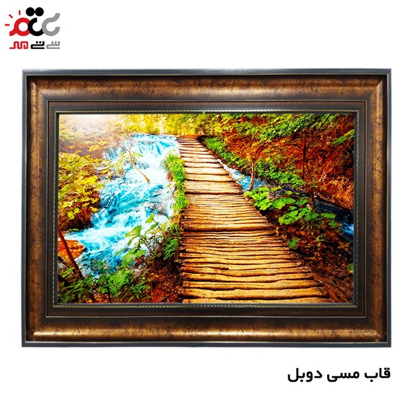تابلو فرش طرح طبیعت کد 10169 سایز 100×70 سانتی متری