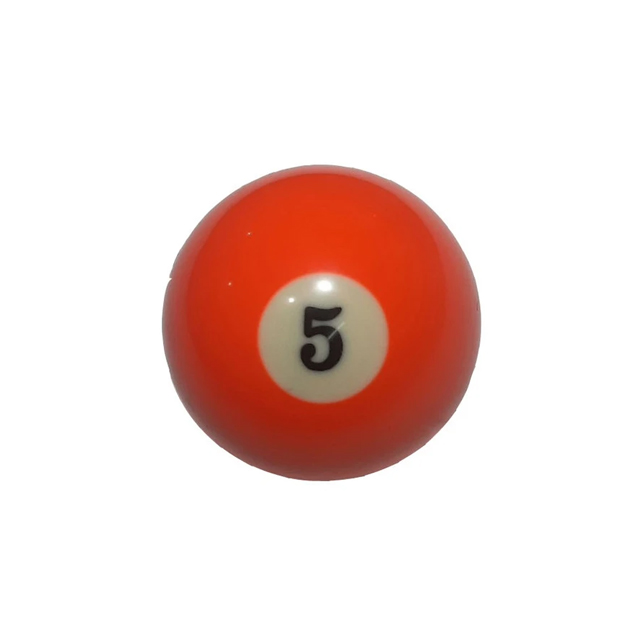 توپ بیلیارد نارنجی مدل تکی شماره 5