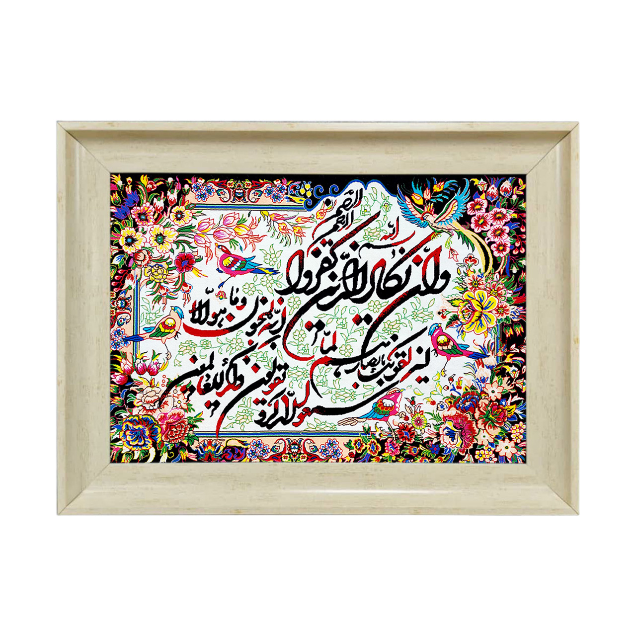 تابلو فرش چاپی طرح وان یکاد کد 15001 سایز 50×35 سانتی متری