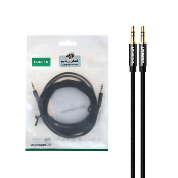 کابل دو متری UGREEN Aux مدل 50363 - مشکی(50363)