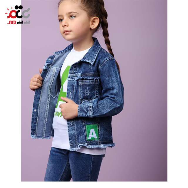 ست بچگانه جین مدل دو تیکه کد 80