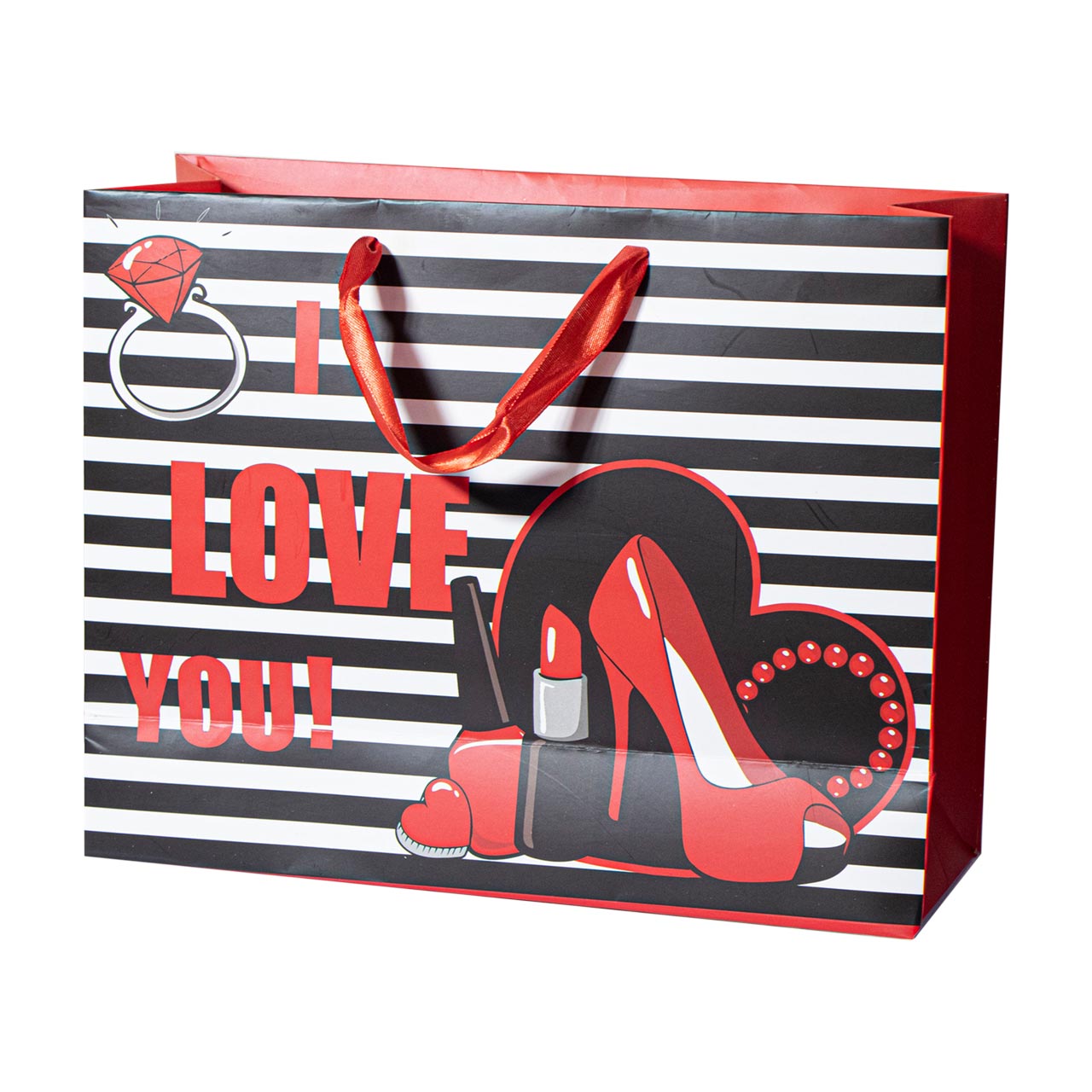 ساک دستی گلاسه طرح دخترانه