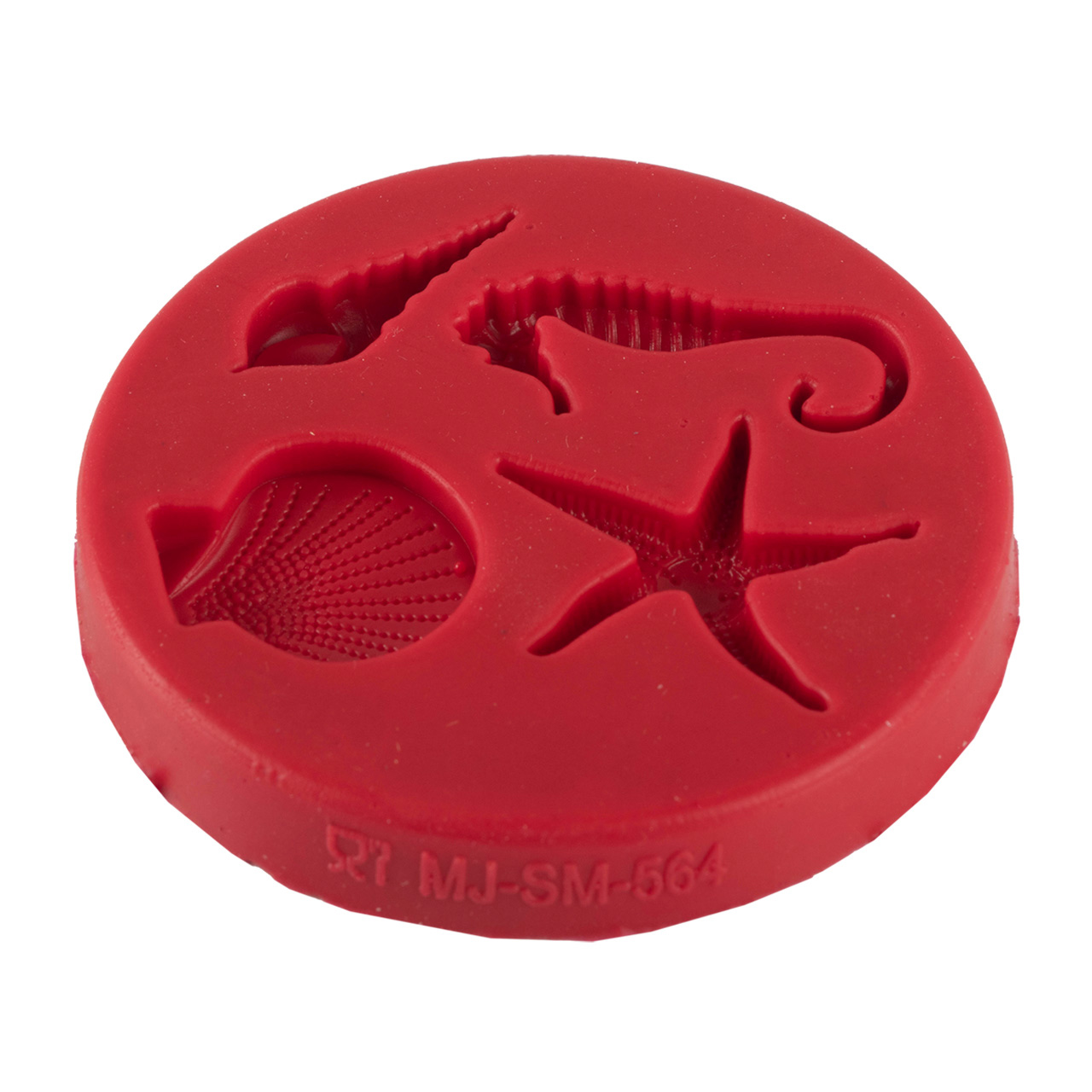 قالب مولد فوندانت سیلیکونی سورناپارت طرح ستاره و صدف و اسب دریایی