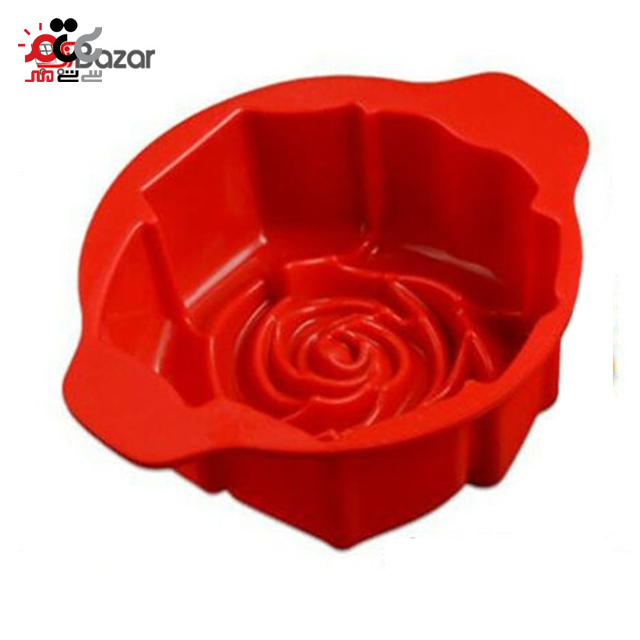 قالب کیک و ژله سیلیکونی طرح گل رز کد 1125