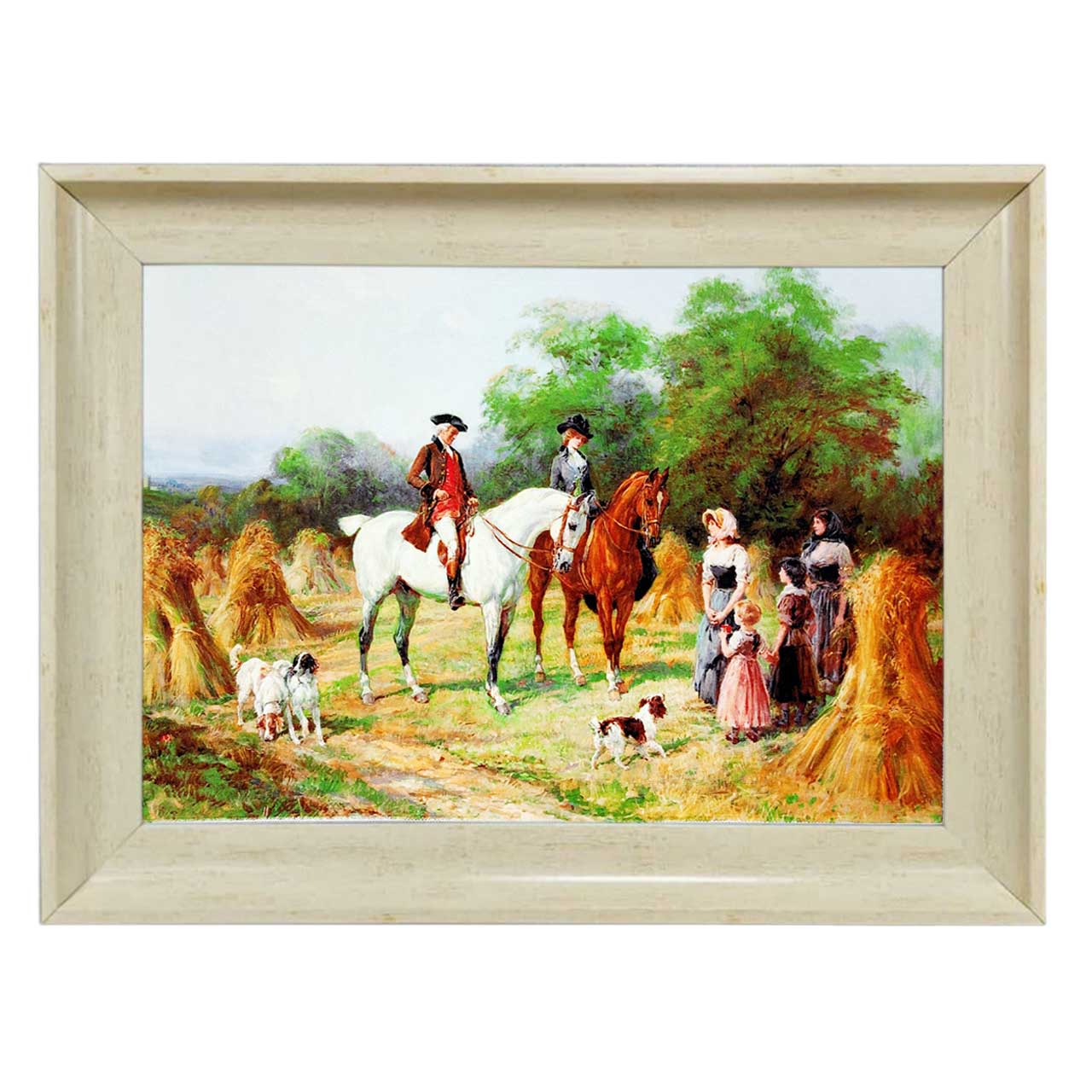 تابلو فرش چاپی طرح مزرعه کد 11078 سایز 70×50 سانتی متری