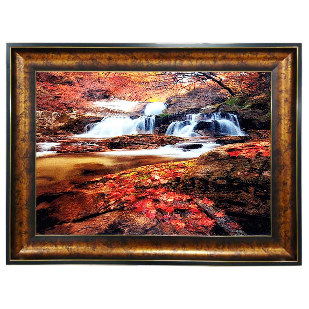 تابلو فرش چاپی طرح منظره کد 10292 سایز 100×50 سانتی متری