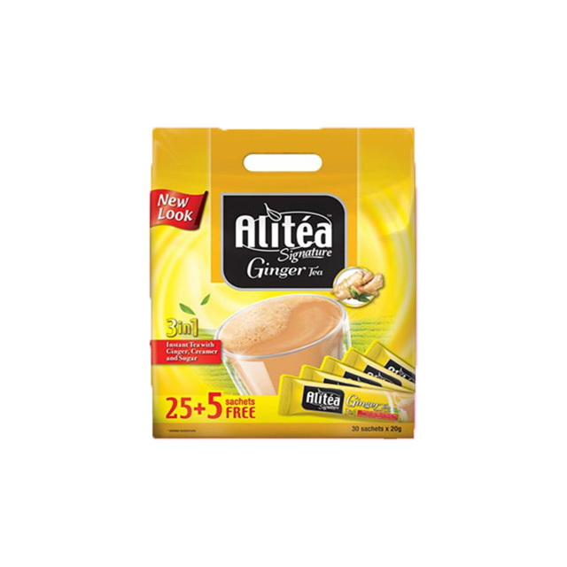 خرید ارزان چای زنجبیل 3 در 1 علی تی بسته 30 عددی