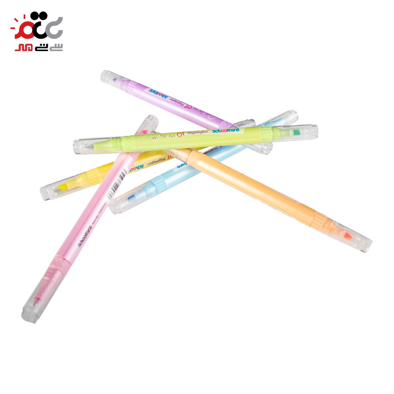 ماژیک هایلایت روان نویس اسکول فنس بسته 6 عددی